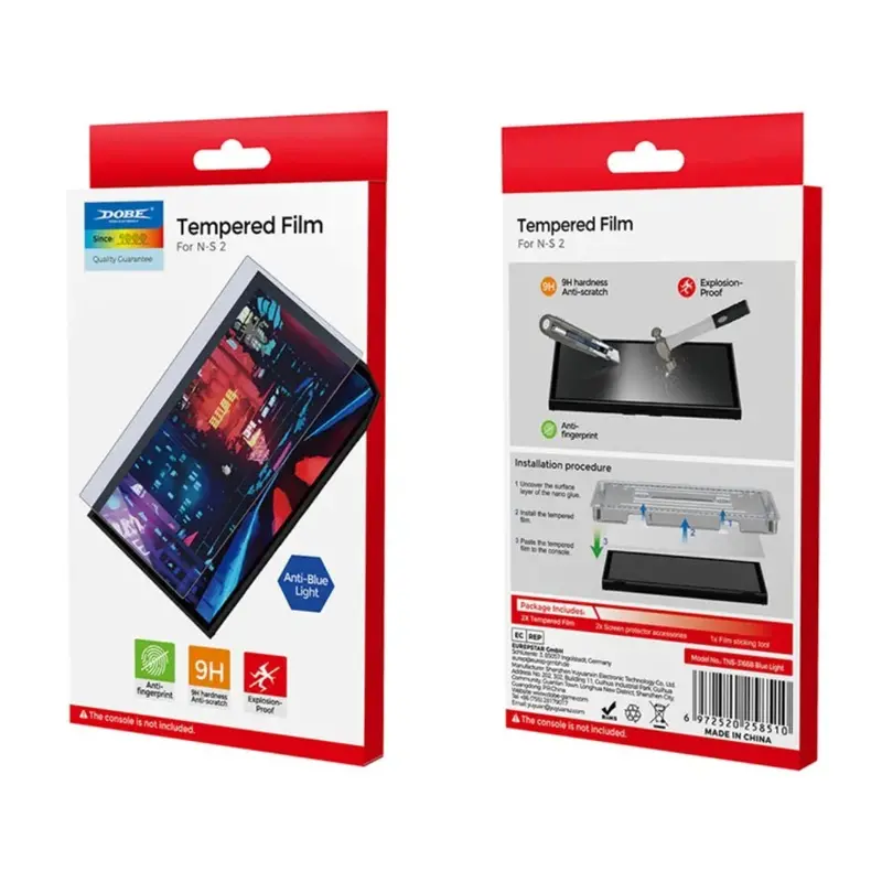 Dobe Ns2 Anti-Blue Light Tempered Film (Tns-3166B Blue Light) 1