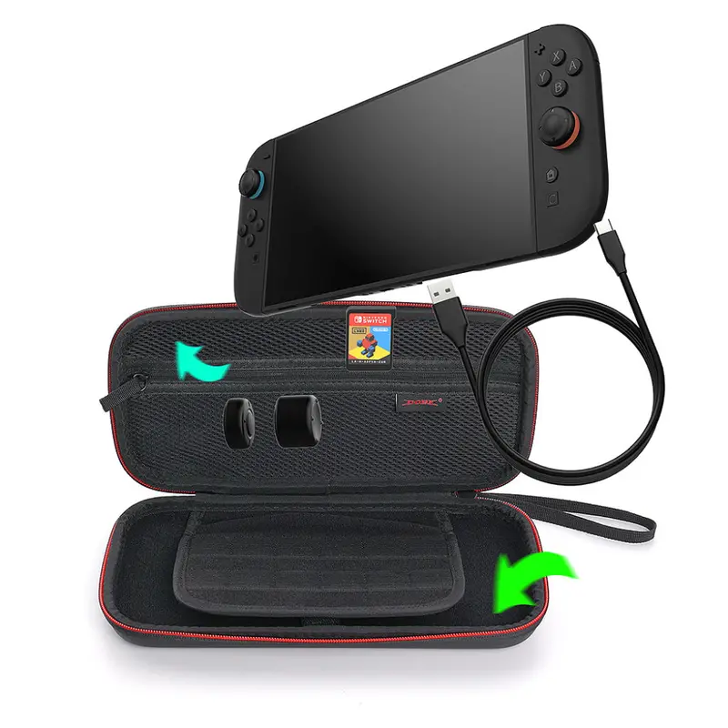 Dobe Ns2 Storage Case W/ Game Card Case (Tns-3173 Black) 2