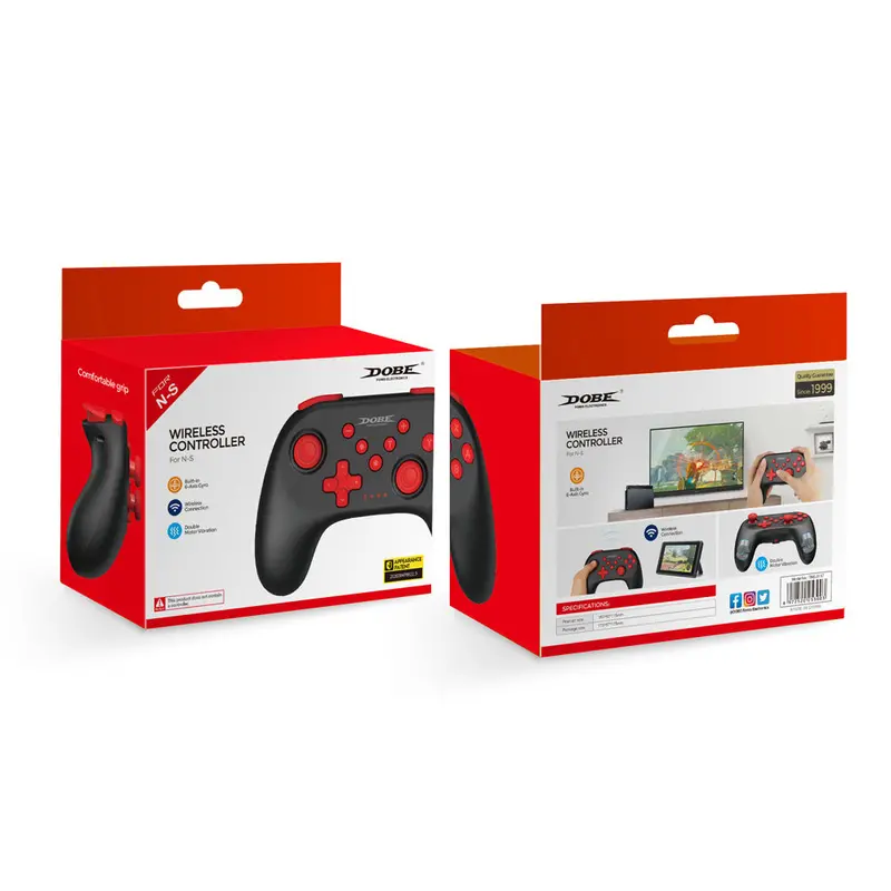 Dobe Nsw Black Wireless Controller (Tns-0117Blk) 1