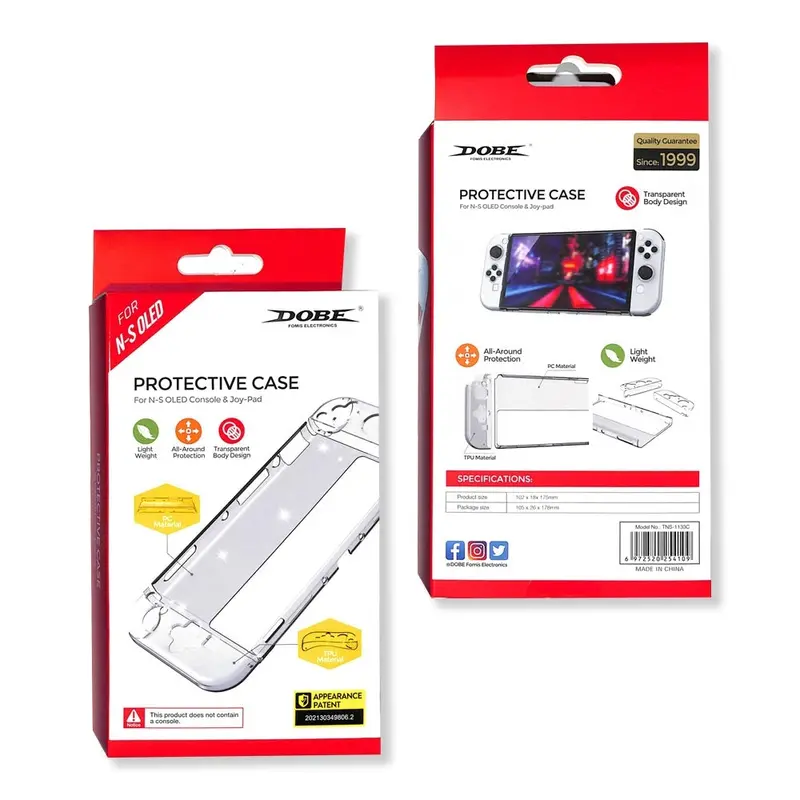 Dobe Nsw Oled Transparent Protective Case (Tns-1133C) 1