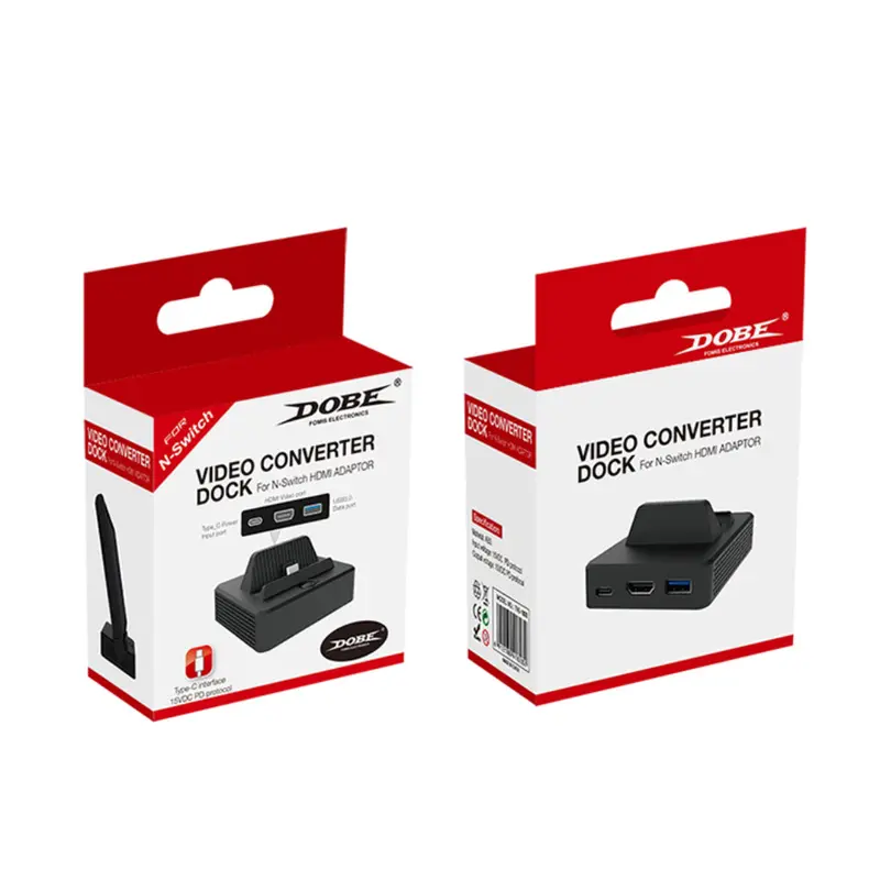 Dobe Nsw Video Converter Dock For Ns Hdmi Adapter (Tns-1828) 1