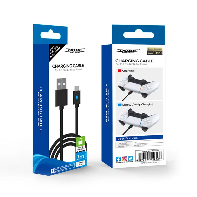 Dobe Ps5 Charging Cable (Ty-0803) 1