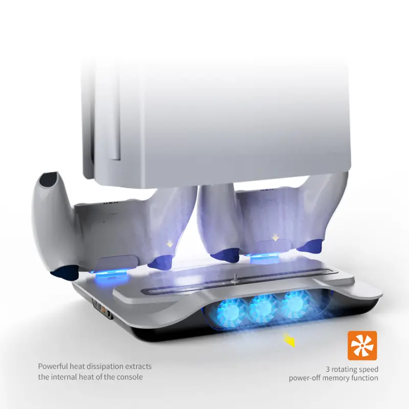Dobe Ps5 Slim Multi-Functional Cooling Dock (Tp5-05102B) 2
