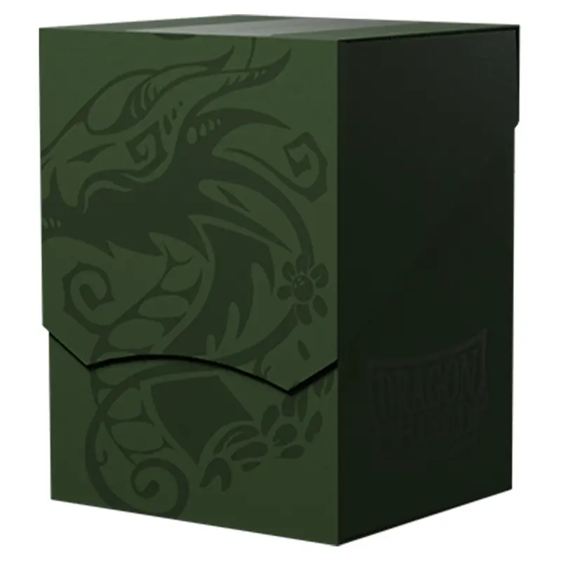 Dragon Shield Deck Shell (100+ Cards) - Forest Green 1