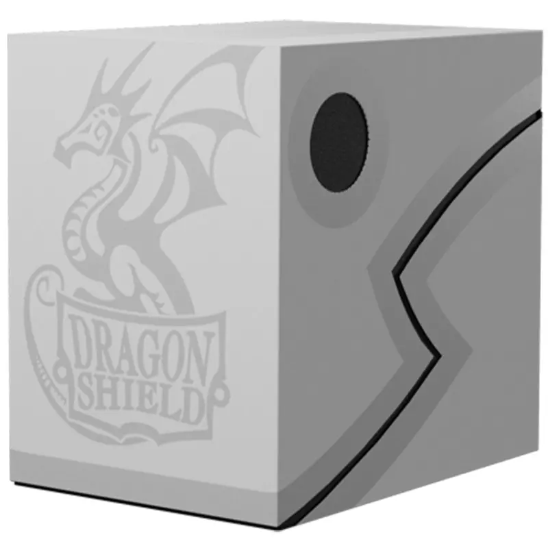 Dragon Shield Double Shell (150+ Cards) - Ashen White 1
