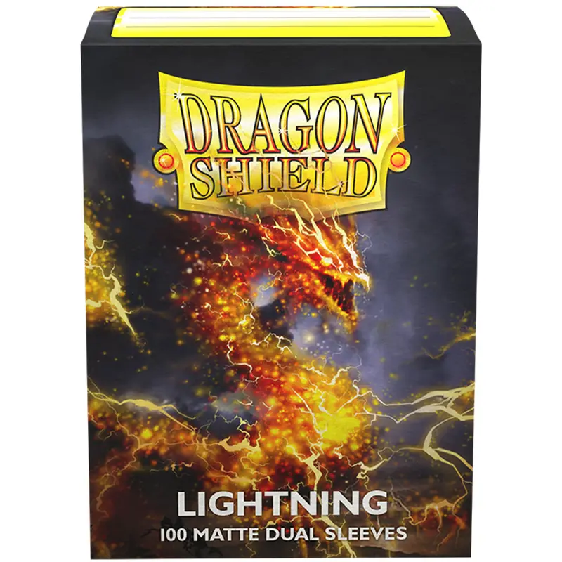 Dragon Shield Matte Dual Sleeve 100Ct - Lightning (Standard Size) 1