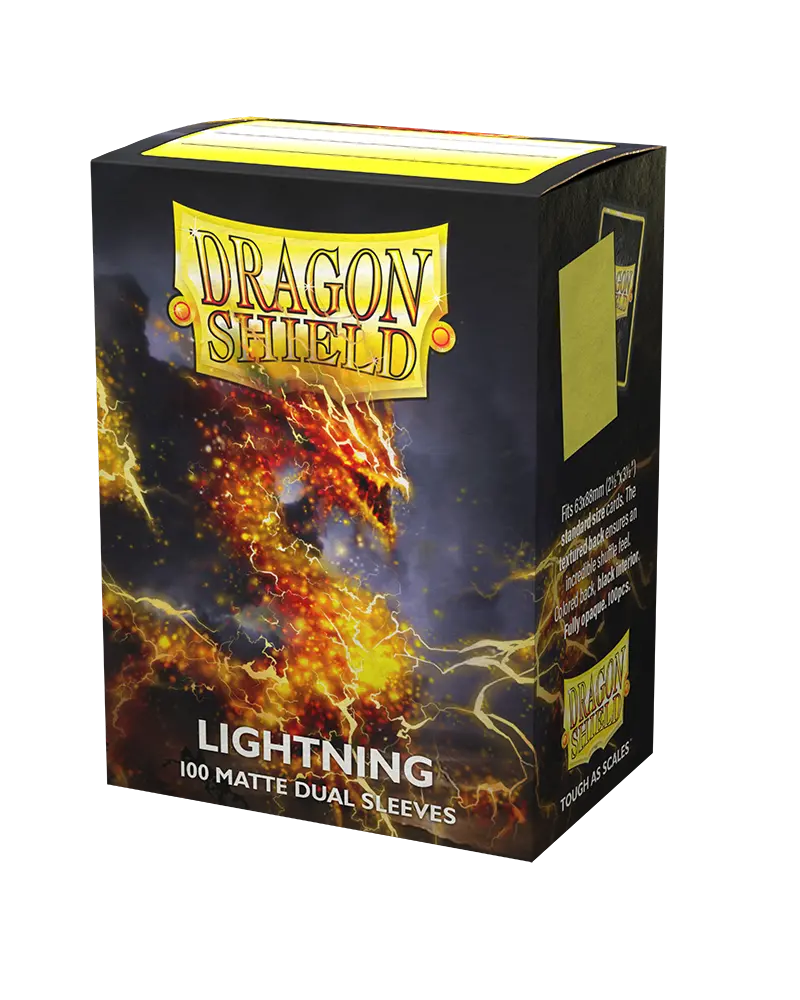 Dragon Shield Matte Dual Sleeve 100Ct - Lightning (Standard Size) 2