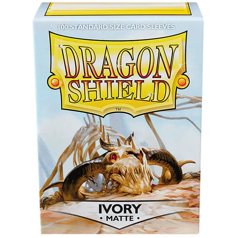 Dragon Shield Matte Sleeves 100Ct - Ivory (Standard Size) 1