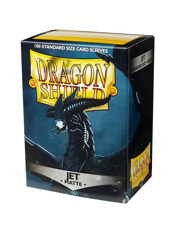 Dragon Shield Matte Sleeves 100Ct - Jet (Standard Size) 2