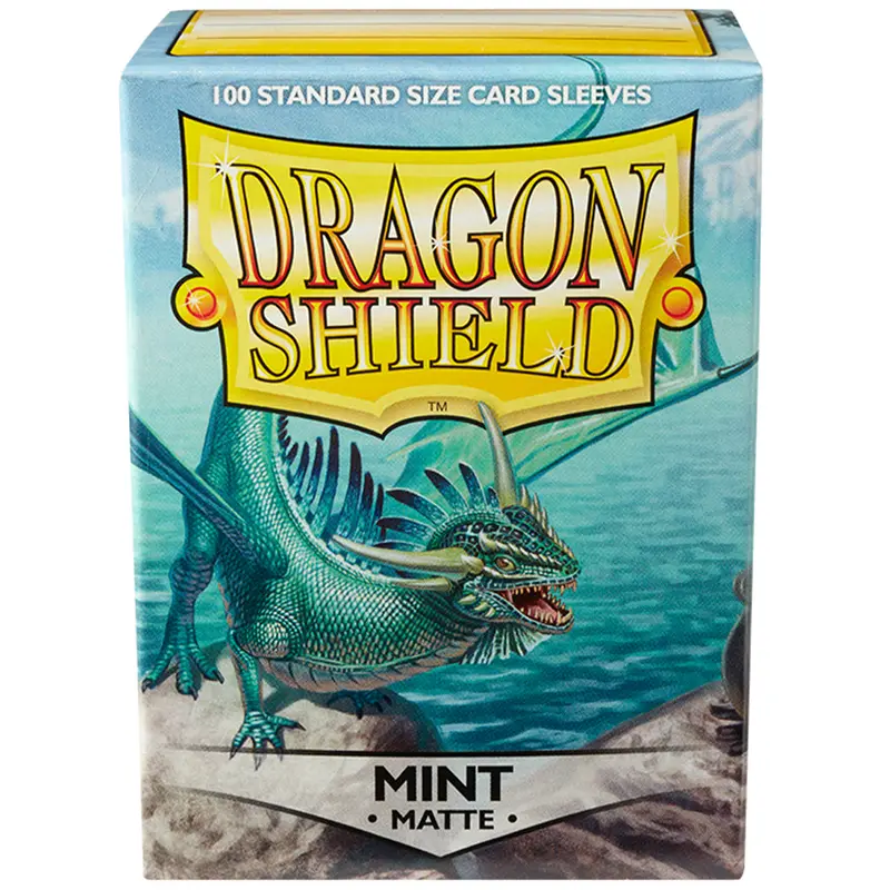 Dragon Shield Matte Sleeves 100Ct - Mint (Standard Size) 1