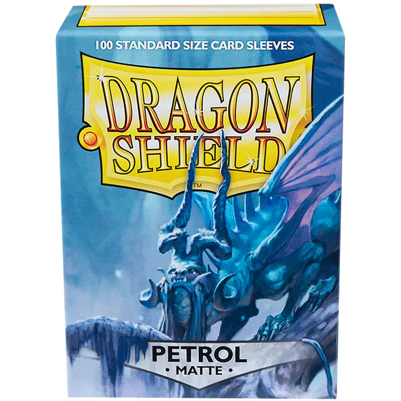 Dragon Shield Matte Sleeves 100Ct - Petrol (Standard Size) 1