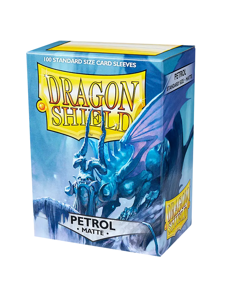 Dragon Shield Matte Sleeves 100Ct - Petrol (Standard Size) 2