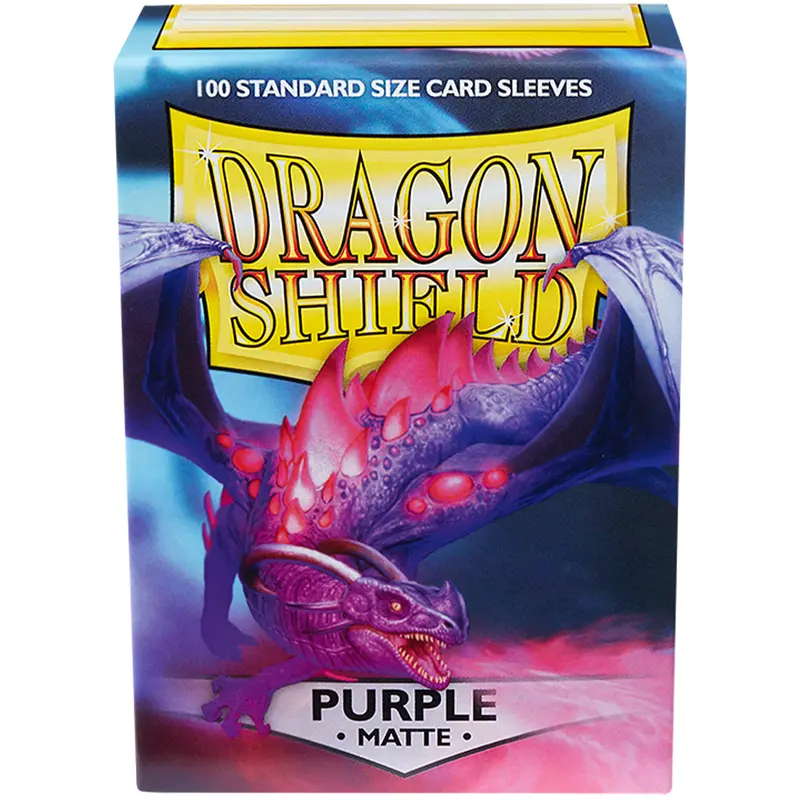 Dragon Shield Matte Sleeves 100Ct - Purple (Standard Size) 1