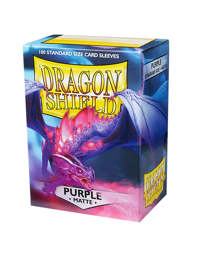 Dragon Shield Matte Sleeves 100Ct - Purple (Standard Size) 2