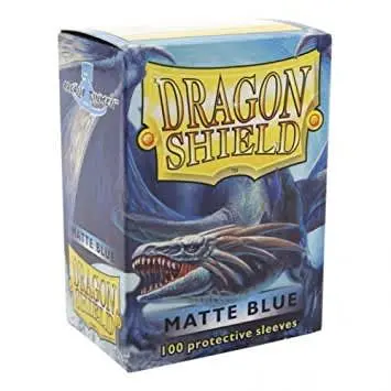 Dragon Shield Sleeves: Blue Matte 1