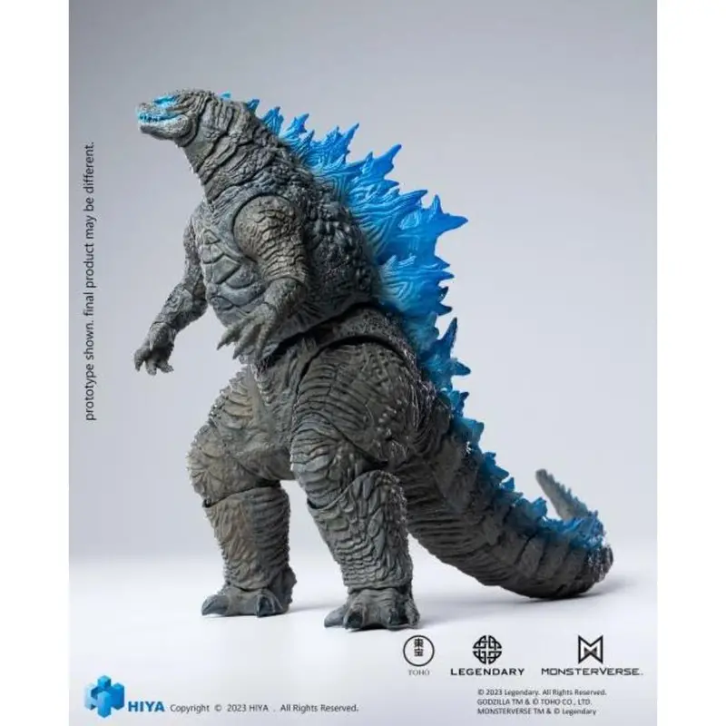 Ebg0070 18 Cm Non Scale Godzilla Vs. Kong - Heat Ray Godzilla Translucent Version 1