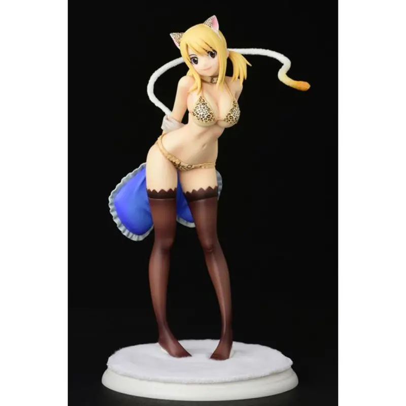 Fairy Tail - Lucy Heartfilia Leopard Print Cat Gravure Style Figurine 1