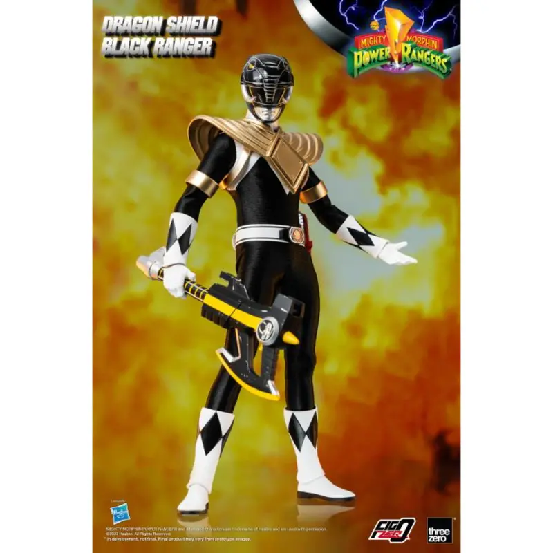 Figzero 1/6 Mighty Morphin Power Rangers - Dragon Shield Black Ranger 1