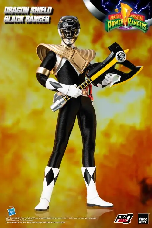 Figzero 1/6 Mighty Morphin Power Rangers - Dragon Shield Black Ranger 2