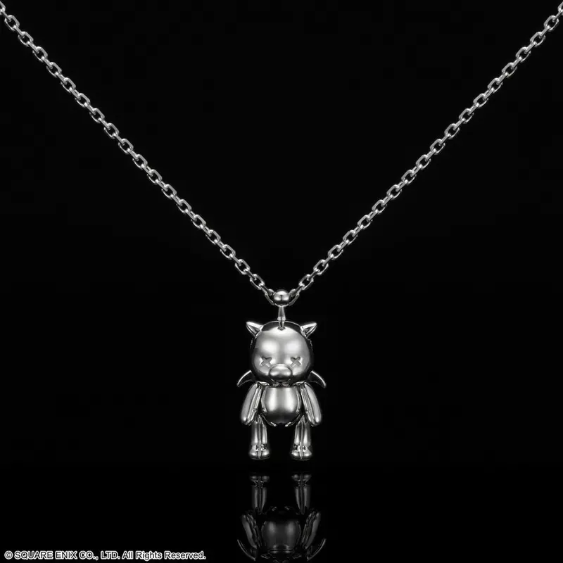 Final Fantasy Articulated Silver Necklace - Moogle 1