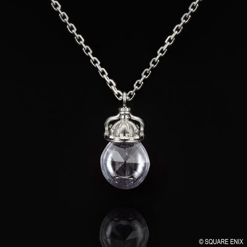 Final Fantasy Ix Silver Necklace - Garnet 1