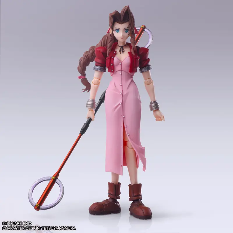 Final Fantasy Vii Bring Arts Action Figure - Aerith Gainsborough Mythril Rod Ver. 1