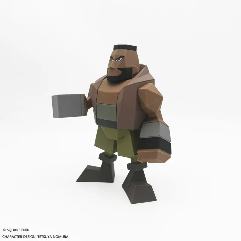 Final Fantasy Vii Polygon Soft Vinyl Figure - Barret Wallace 2