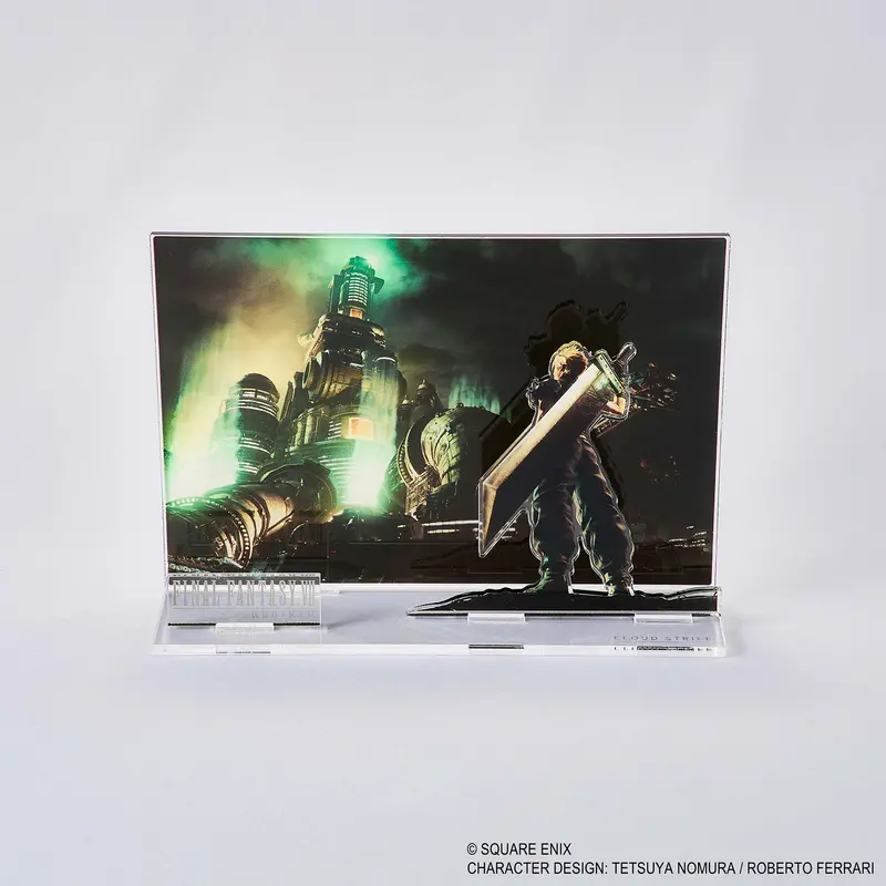Final Fantasy Vii Rebirth Acrylic Diorama - Cloud Key Art 1