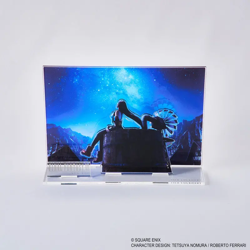 Final Fantasy Vii Rebirth Acrylic Diorama - Tifa Key Art 1