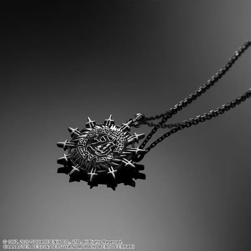 Final Fantasy Vii Remake Silver Necklace - Seventh Heaven 2