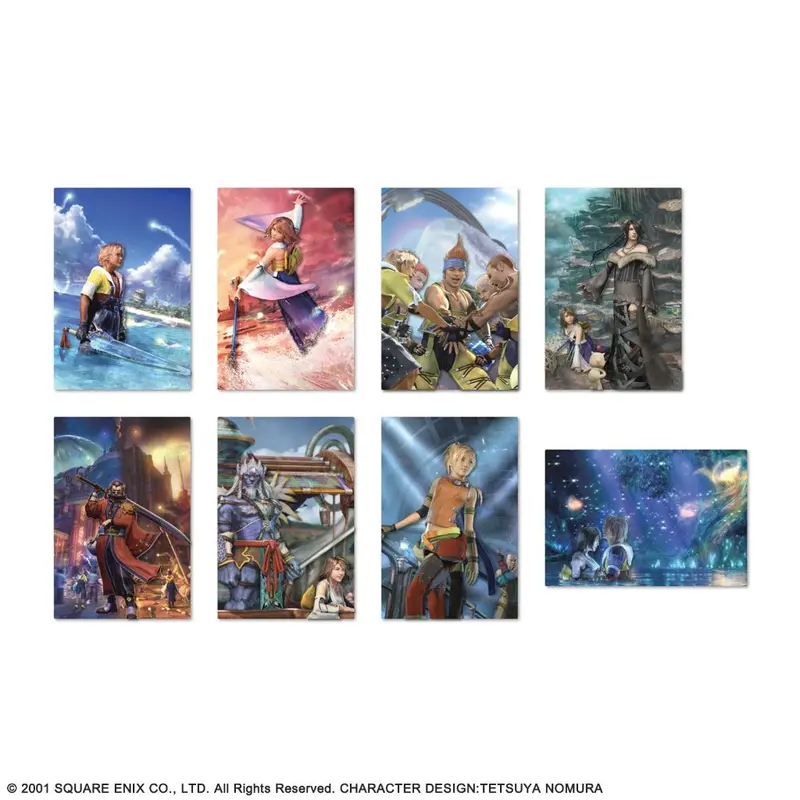 Final Fantasy X Clear Visual Card Set 1