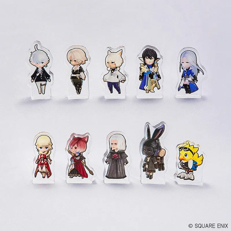 Final Fantasy Xiv Mini Acrylic Block Collection Vol.1 (Set Of 10) 1