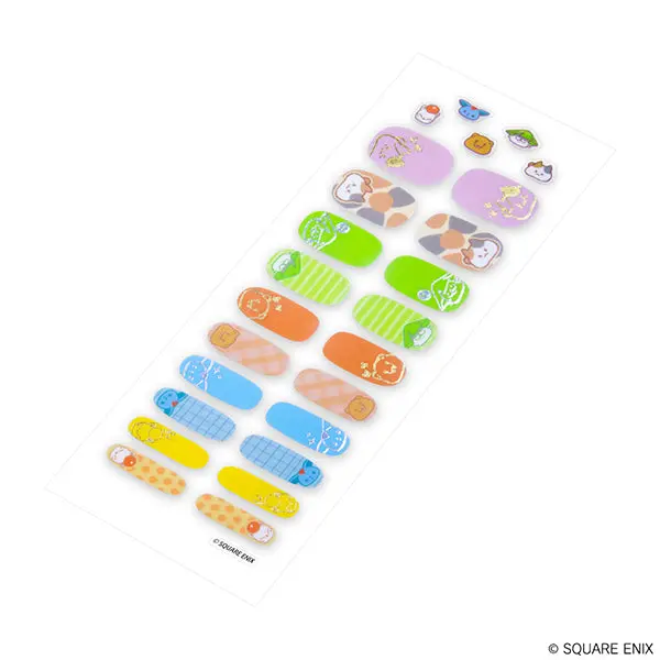 Final Fantasy Xiv Nail Stickers - Minion Doodles 1