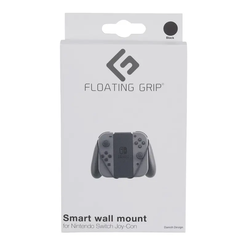 Floating Grip Nsw Joycon Black/Grey Smart Wall Mount 1