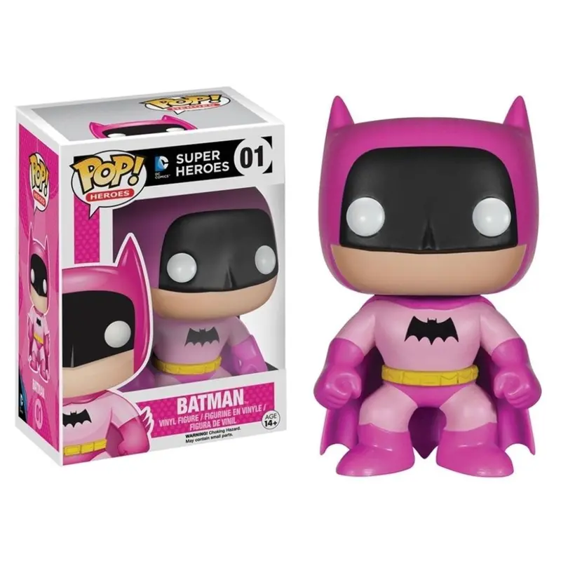 Funko 01 Batman 75Th Pink Rainbow Pop Heroes 1