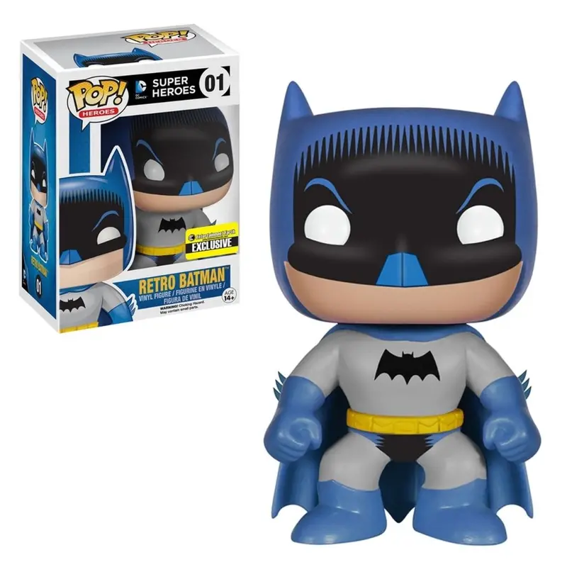 Funko 01 Retro Batman Dc Super Heroes Pop Heroes 1