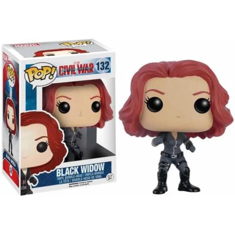 Funko 132 Black Widow Pop Civil War 1