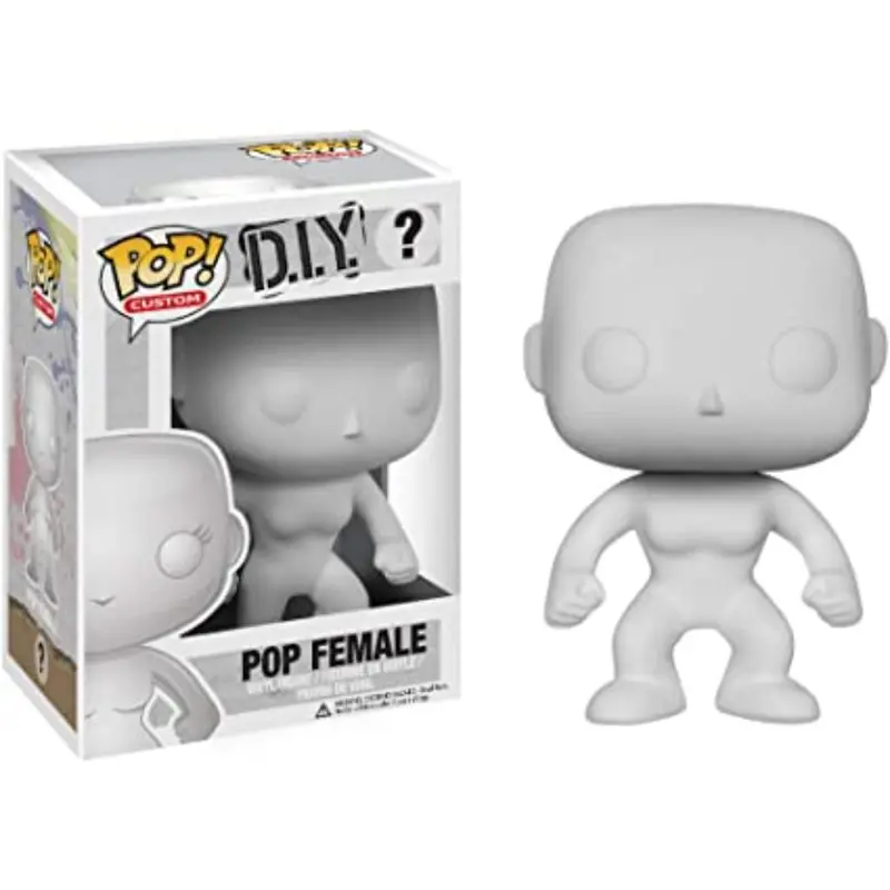 Funko Custom D.I.Y Pop Female (White) Pop 1