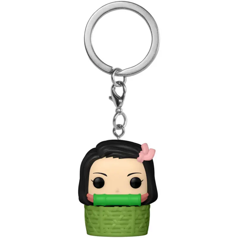 Funko Nezuko Kamado In Basket Demon Slayer Pocket Pop Keychain 2
