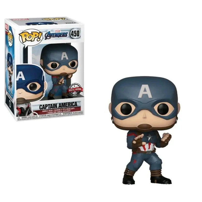 Funko Pop! 464 Captain America Special Edition Marvel Avengers Endgame 1