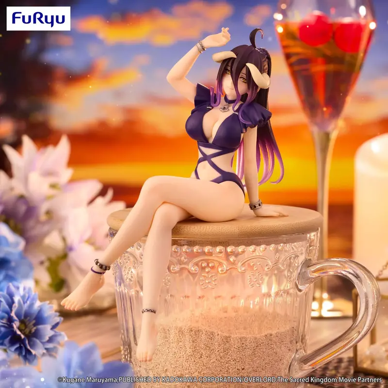 Furyu Albedo Dark Swimsuit Purple Ver. Overlord Noodle Stopper 2