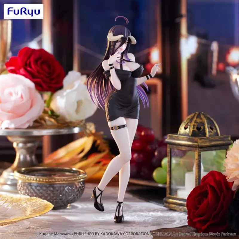 Furyu Albedo Mini Dress Ver. Overlord Trio-Try-It Figure 1