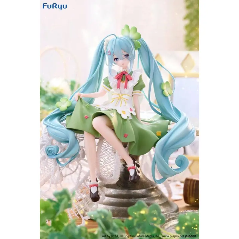 Furyu Hatsune Miku Flower Fairy Clover Ver. Noodle Stopper 1