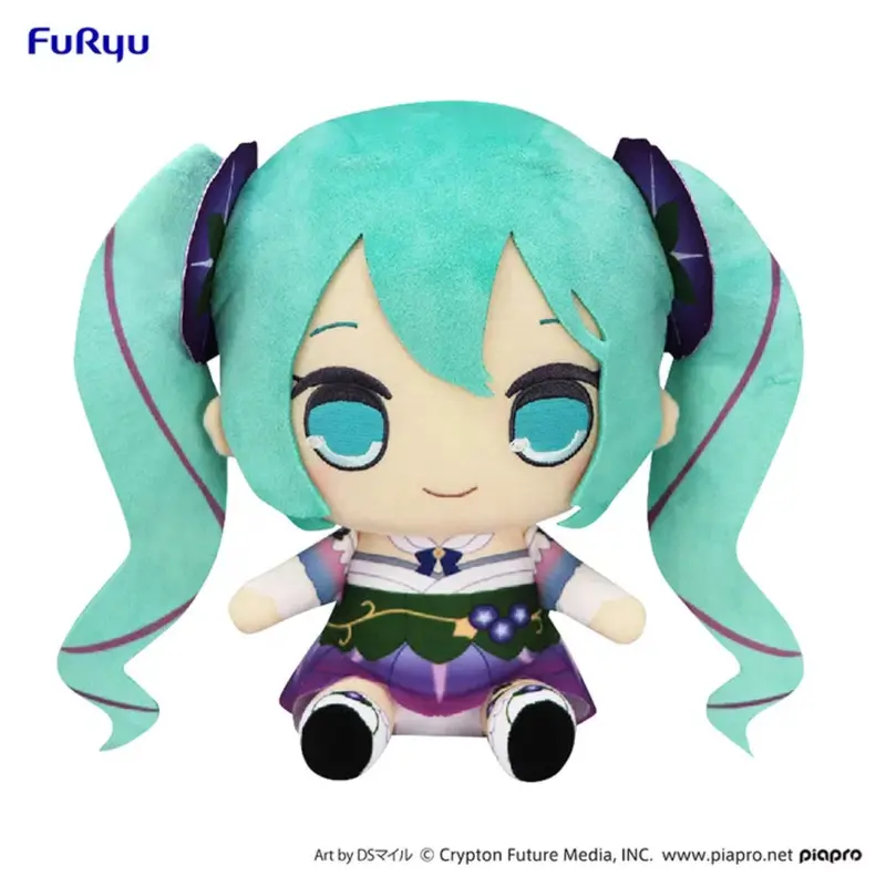 Furyu Hatsune Miku Flower Fairy Morning Glory Ver Kyurumaru Vol.3 Big Plush 1