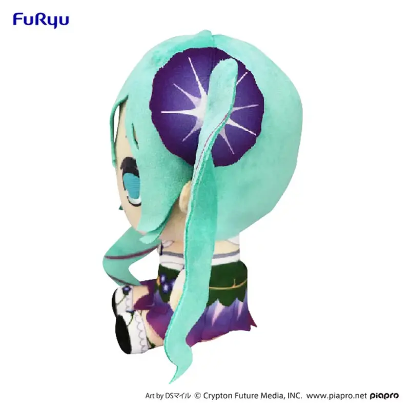 Furyu Hatsune Miku Flower Fairy Morning Glory Ver Kyurumaru Vol.3 Big Plush 2