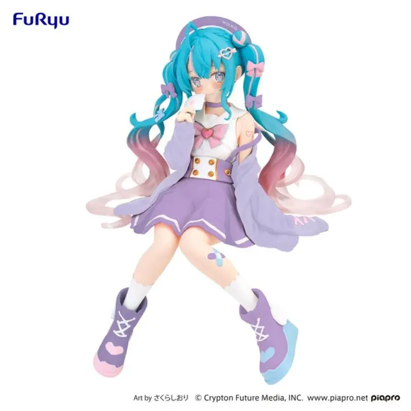 Furyu Hatsune Miku Koi Suru Sailor Clothes Purple Ver Noodle Stopper 1