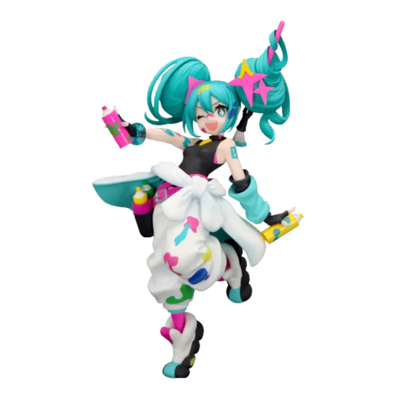 Furyu Hatsune Miku Paint Girl Trio-Try-It Figure 1