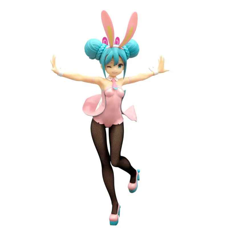 Furyu Hatsune Miku Wink Pearl Pink Ver. Bicute Bunnies Figure 1