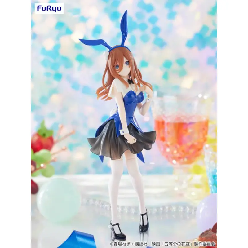 Furyu Nakano Miku Color Bunny Ver. The Quintessential Quintuplets Trio-Try-It Figure 1
