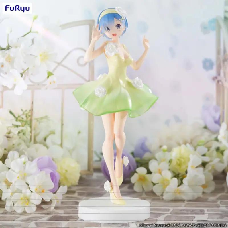 Furyu Rem Flower Dress Re:Zero Trio-Try-It Figure 1